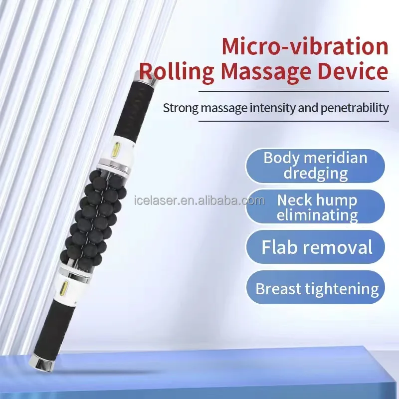 2023 New body massage apparatus electric massager gun roller mini strong massage ball roller for body slimming