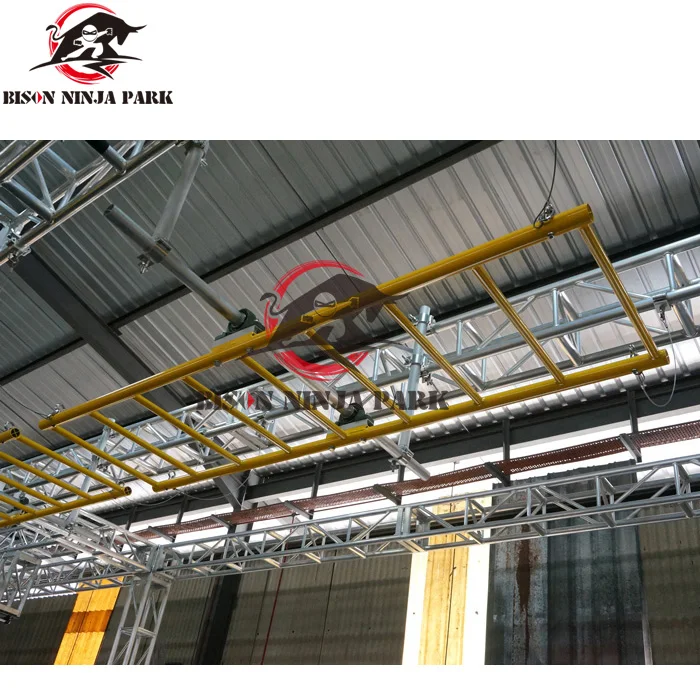 Ninja warrior obstacle tilting ladder ninja warrior playground