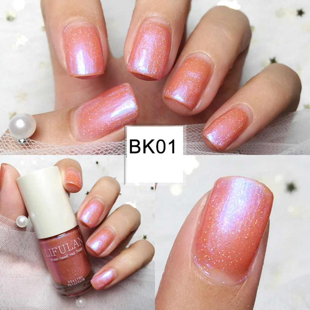 
7 Colors Mermaid Shimmer Nail Art Non-peelable 8ml DIY Soak Off UV/Led Gel Nail Polish 