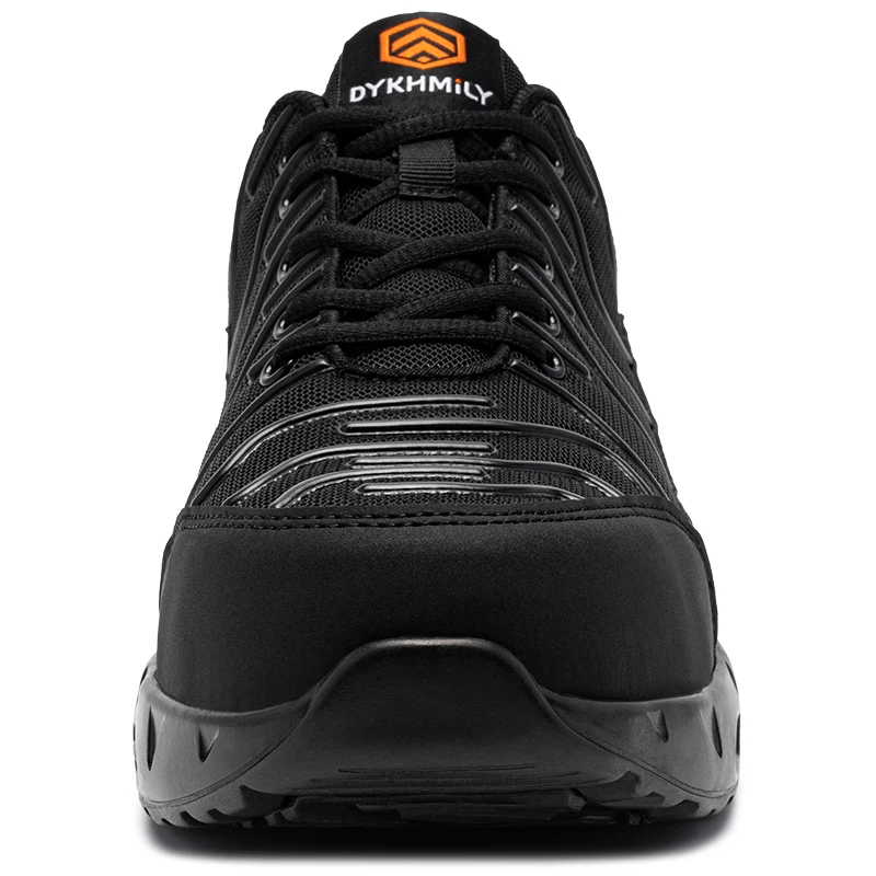 LARNMERN Safety Work Shoes Breathable Slip Resistant Construction Shoes Lightweight Steel Toe Sneakers for Men