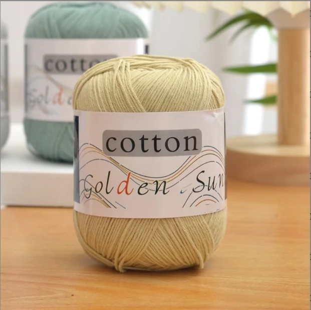Hot Sale Knitting Yarn Pure Cotton Yarn for Baby Sweater and Clothes 100% Cotton Yarn for Hand Knitting