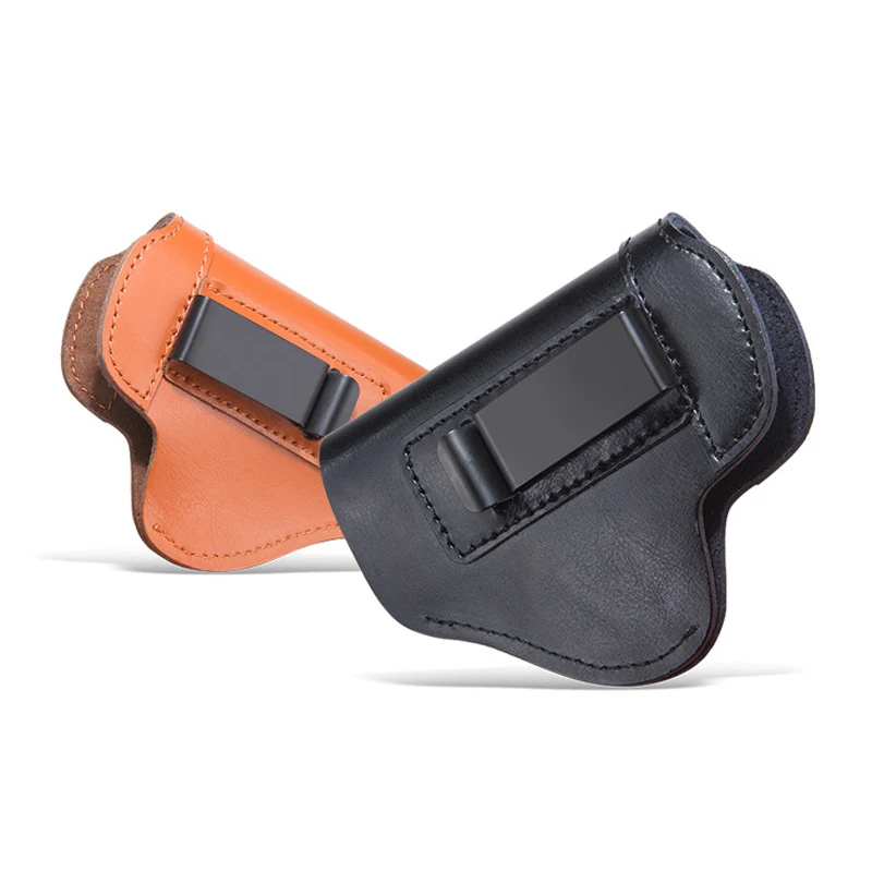 Amazon Hot sale Leather Holster Concealed Genuine Leather Gun Holster for Glock 17/19/26/45 Sig Sauer P226