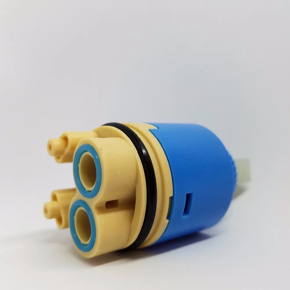 35mm Plastic Taps Faucet Mixer Faucet Cartridge with Distributor