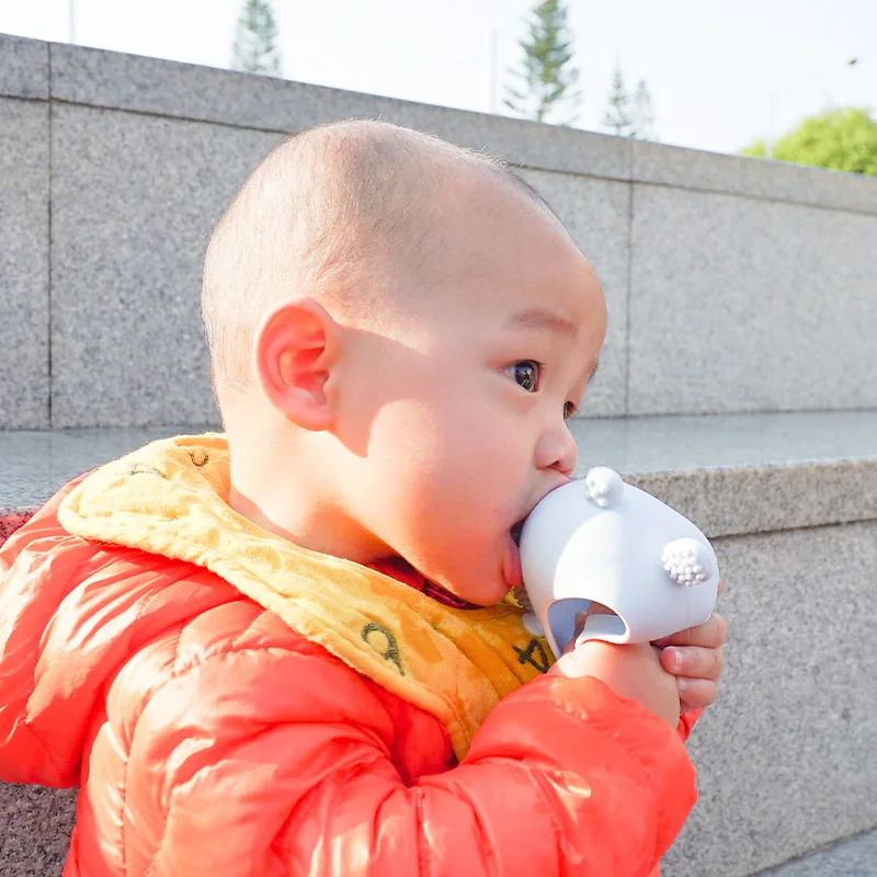 Wholesale Kids Hand Bear Teether Set Nursing Teething Gloves Mitts Baby Mittens Newborn For Babies 2023