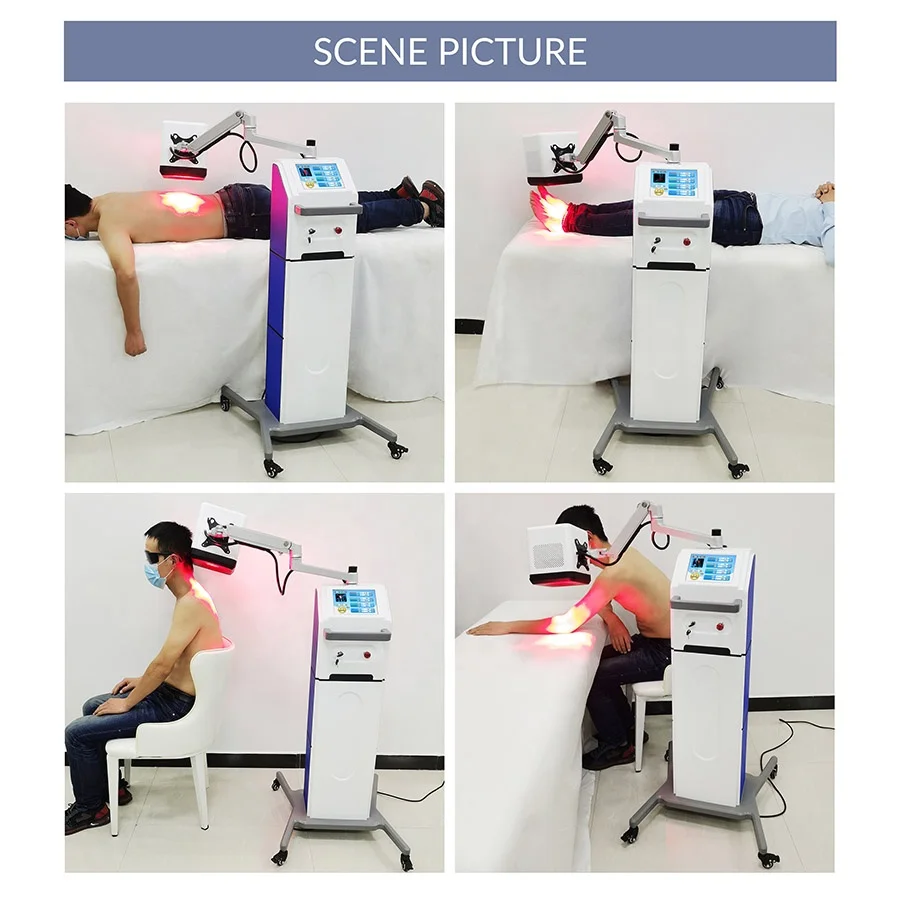 30 watt dual wave class iv high power chiropractic laser therapy device unattended for pain management