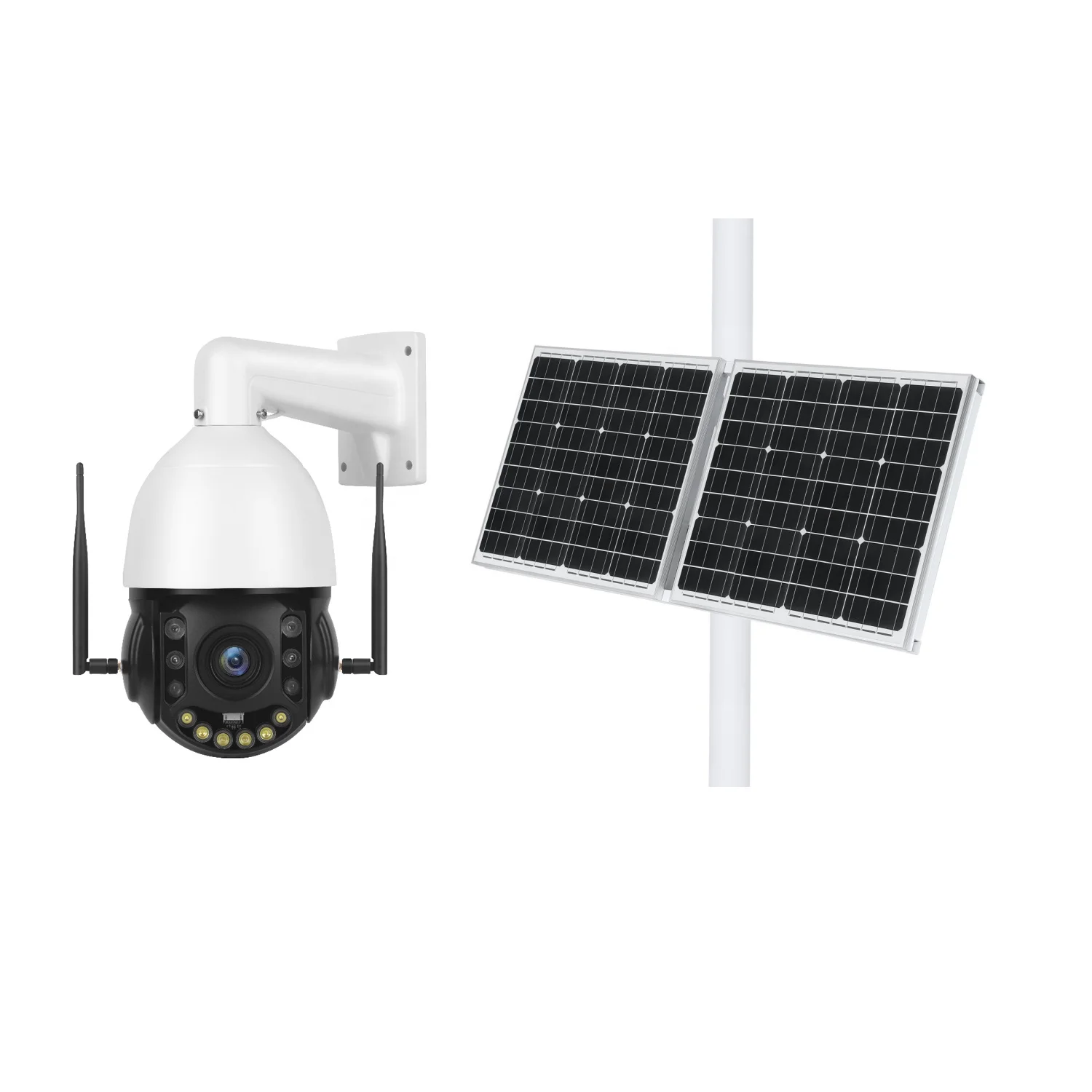 6 Inch 30X Optical Zoom 5MP FHD IP Camera WiFi 4G SIM Card LTE Outdoor ptz 360 Degree H.265 Wireless Humanoid tracking Cam