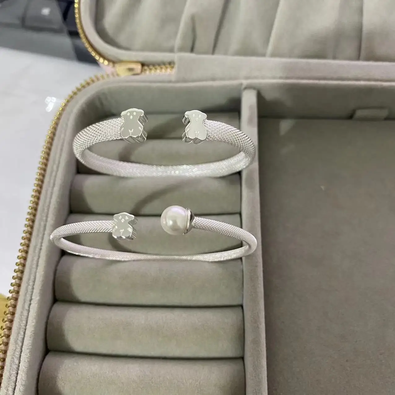 High quality 925 sterling silver Stud Earrings Touses 18K Gold Spain Bear Dangle Earring Jewelry For Women