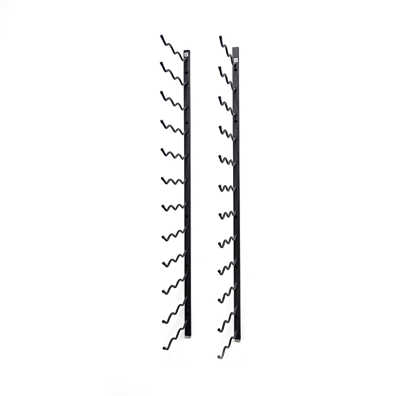 Wall Mounted Wine Bottle Display Rack with Screws Metal Hanging Storage for Storing