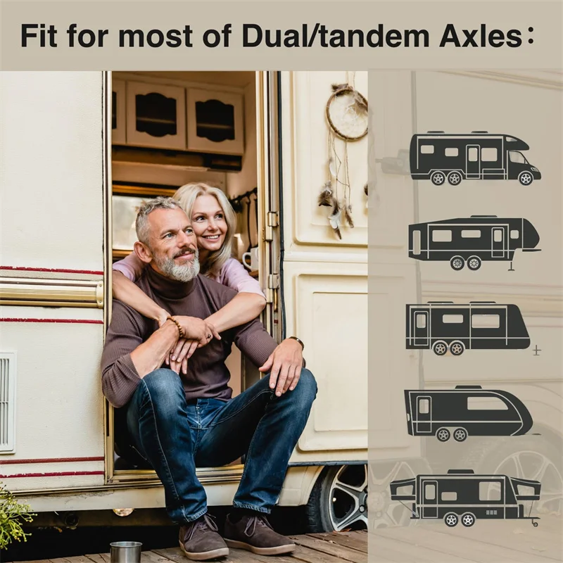 Anti Movement Travel Trailer Tire Chocks Tire Lock RV Wheel Immobilizers Camper Wheel Chock Stabilizer