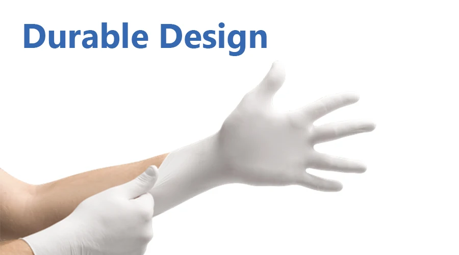Natural White Medecal Latex Examination Glovees Factory Price Guantes Medicos de Examen de Latex Made from Malaysia Wholesale