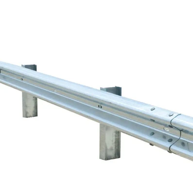 Hot Dipped Galvanized Steel Traffic Guardrails Indoor Use Crash Barrier with Guardrail