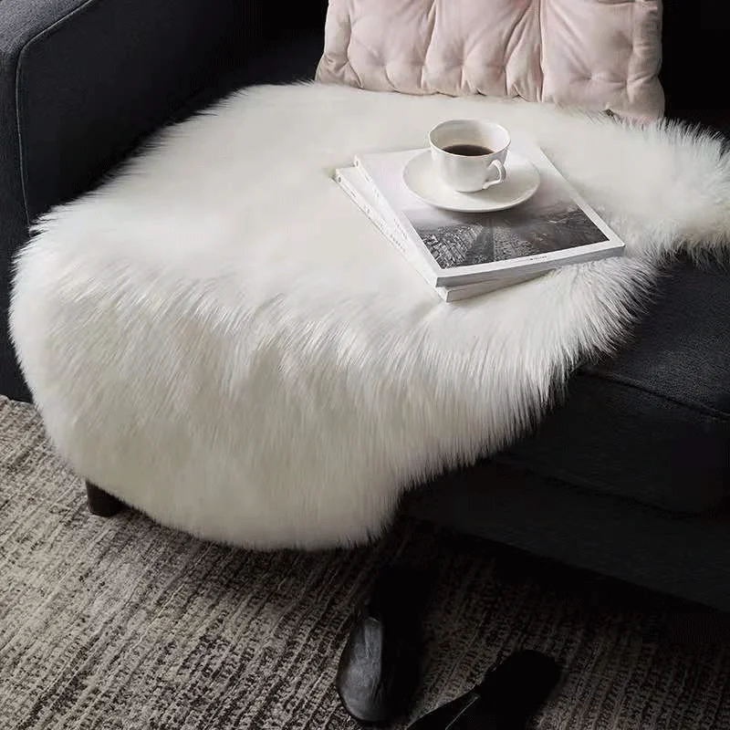 Super Soft Long haired Sheep Skin Faux Fur Carpet Rug for living room