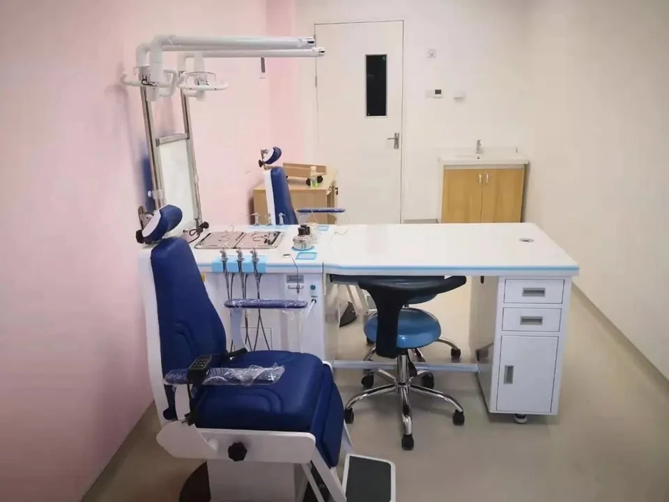 High quality  luxurious  ENT  units Treatment workstation endoscope camera ent examination unit with soft Chair