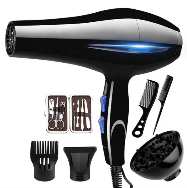 Best quality 3600w 2 speed temperature hot air deliya hand drying hair dryer