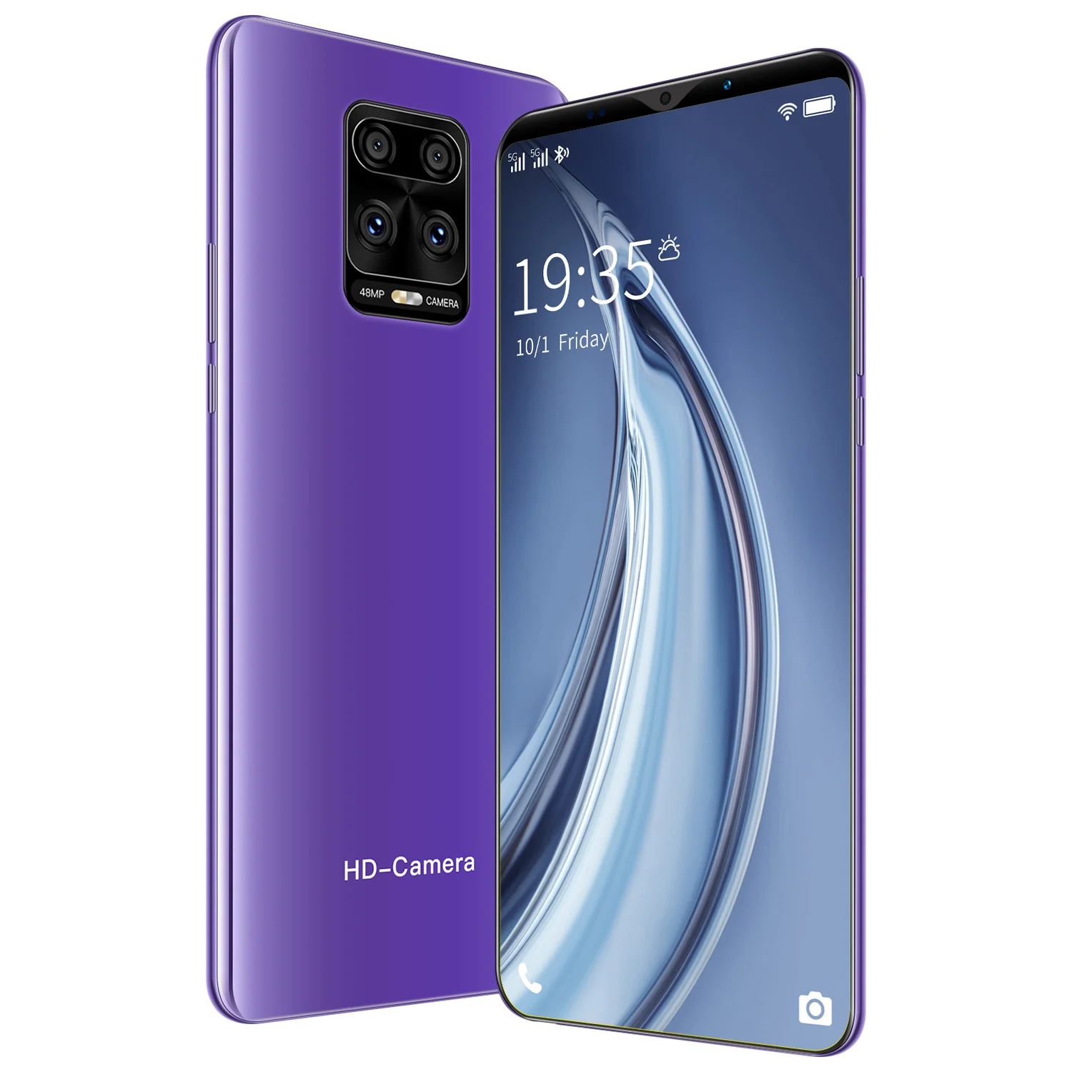 Smartphones Note9 Plus 5.8 Inch Face Recognition Unlocked Android Mobile Phone Cellphone