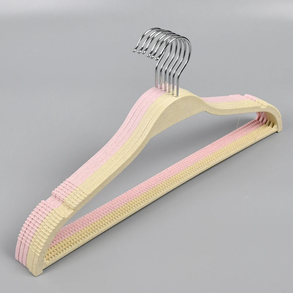 Biodegradable Cheap Price Wheat Straw Hanger Recycle Plastic Clothes Hanger