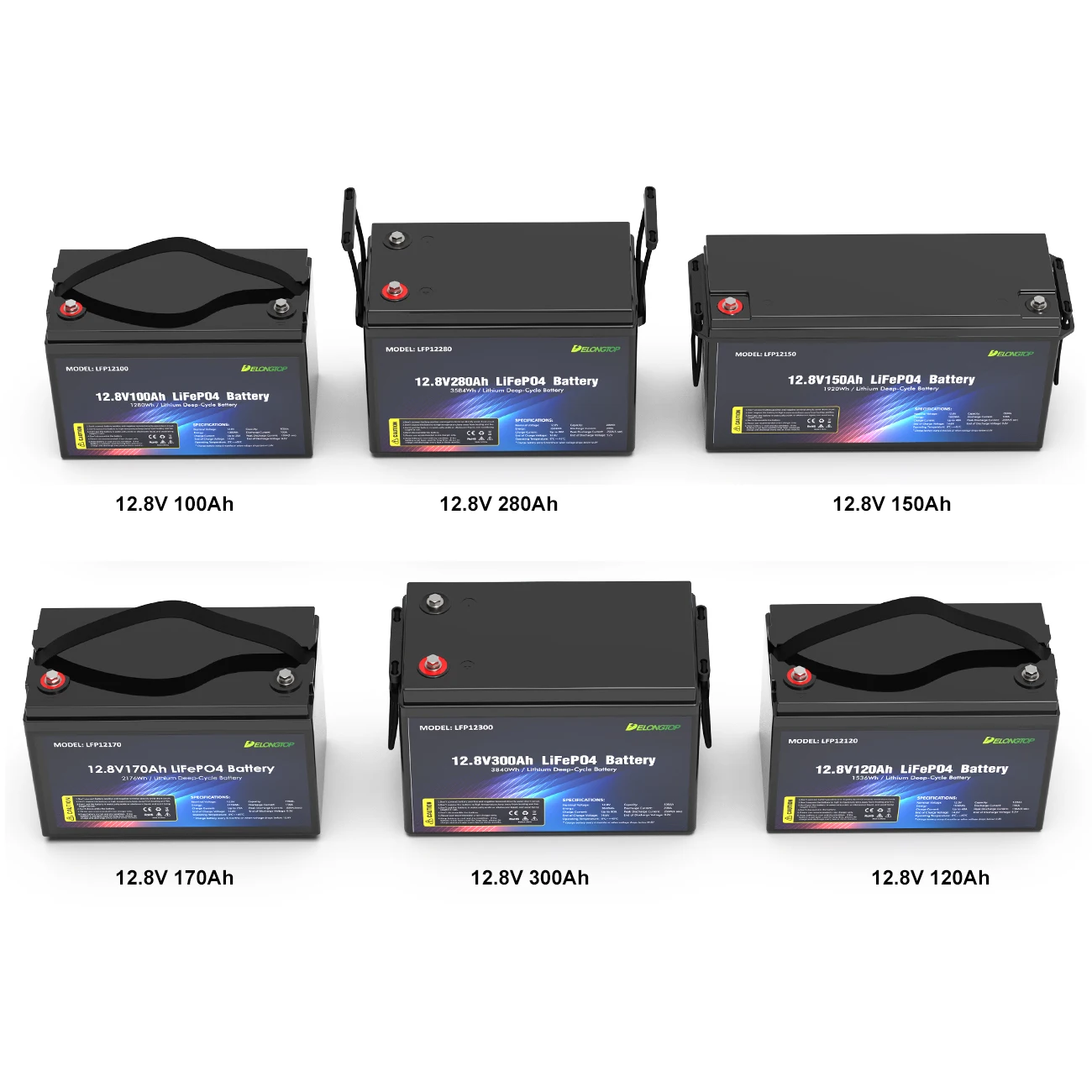 lithium ion batteries 12V 100ah 200ah 300ah AKKU Lifepo4 Lithium ion Battery Deep Cycle for Solar Systems 12 Volt Batteries