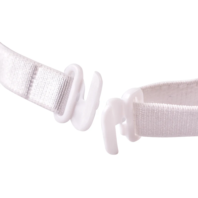 High Quality White and Black Elastic Adjustable Polyester Bowtie Straps Stylish Bow Ties