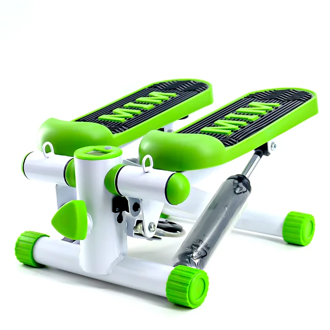 Portable Stair Stepper for Exercise Mini Stepper Fitness Equipment with LCD Monitor Resistance Bands and Floor Mat