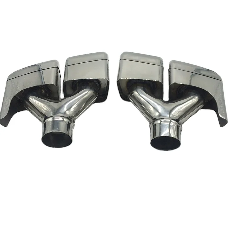 Great Quality 304 Stainless Steel Dual Outlets Exhaust Pipe For B EN Z