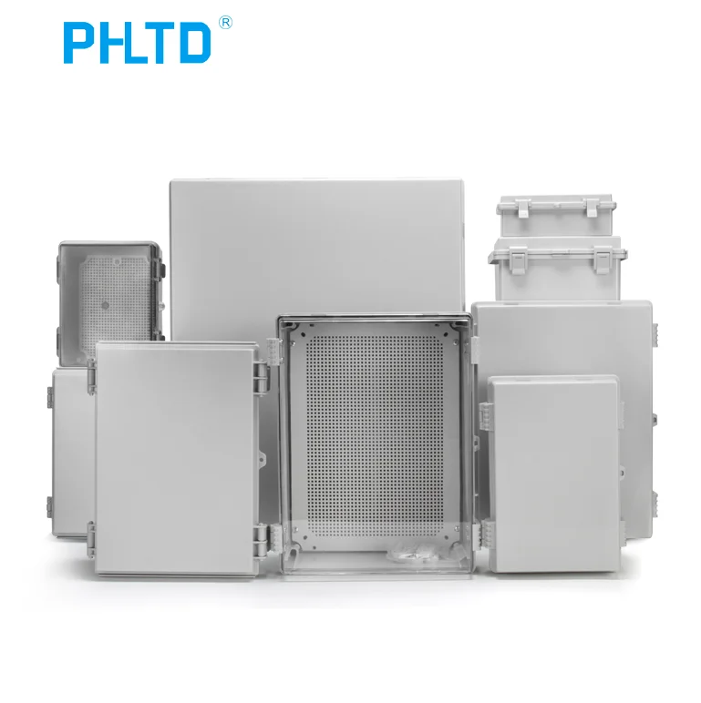 350*450*200mm Weatherproof Smc Enclosure Ip66 Waterproof Fiberglass Box Clasp Lock Outdoor Cable Junction Box