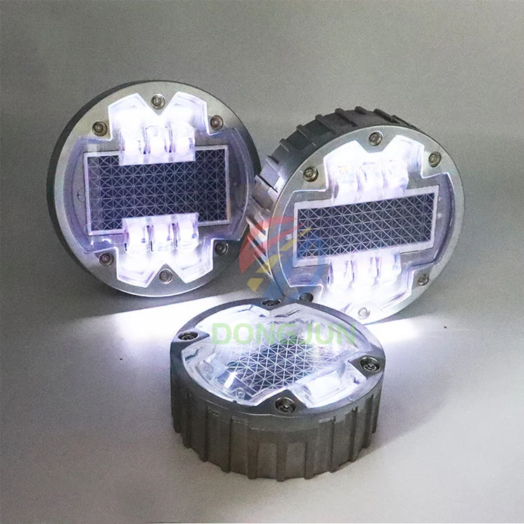 Italy ip68 cat eye road markers aluminum reflective solar led road stud