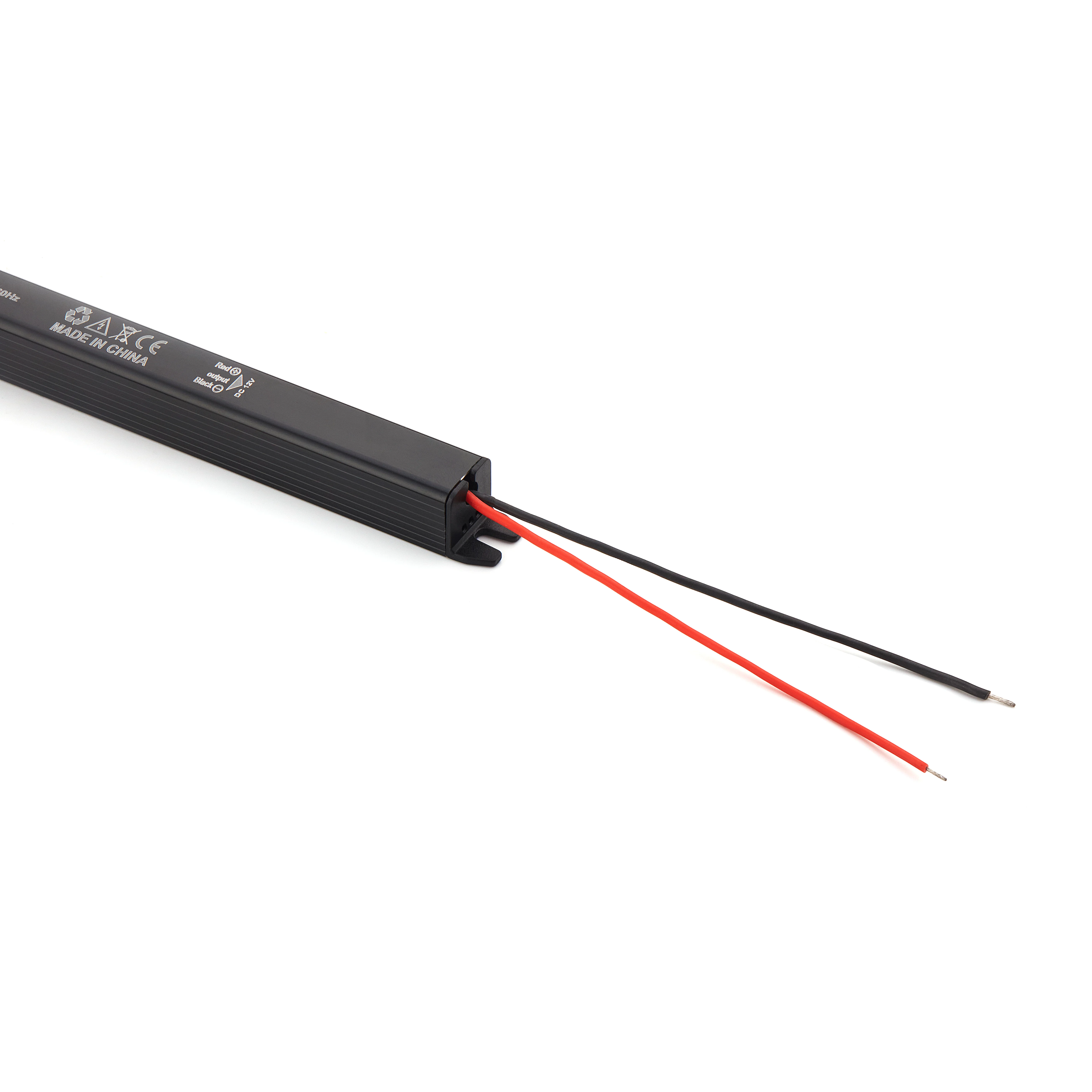 Ультратонкий Светодиодный источник питания с постоянным напряжением переменного тока в постоянный светодиодный драйвер алюминиевый корпус 24 В для европейского рынка