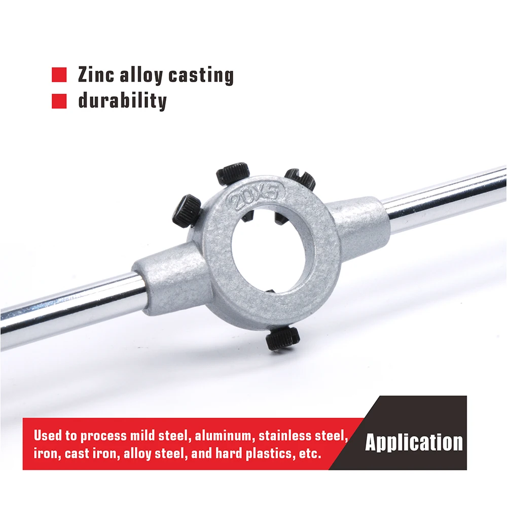 Лидер продаж ручной инструмент RTS DIN225 легированная сталь твердосплавный Hss m20x5 мм регулируемый круглый штамповочный ключ