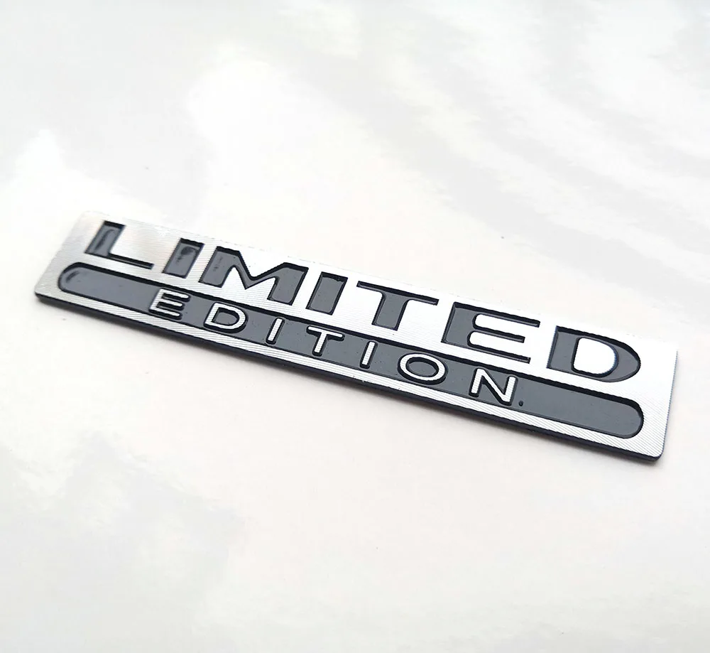 Limited Edition Custom Size and Color ABS Material Car Stickers  Emblem Trunk Badge Auto Decals for Skoda Mazda KIA Vehicle Logo
