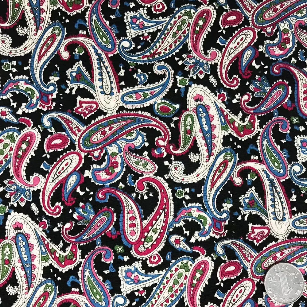 high quality comfortable children wear digital printed effect cotton fabric