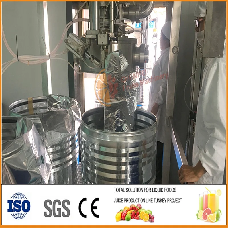 Л концентрированный асептический мешок для сока в барабанной машины барабанный наполнитель пасты