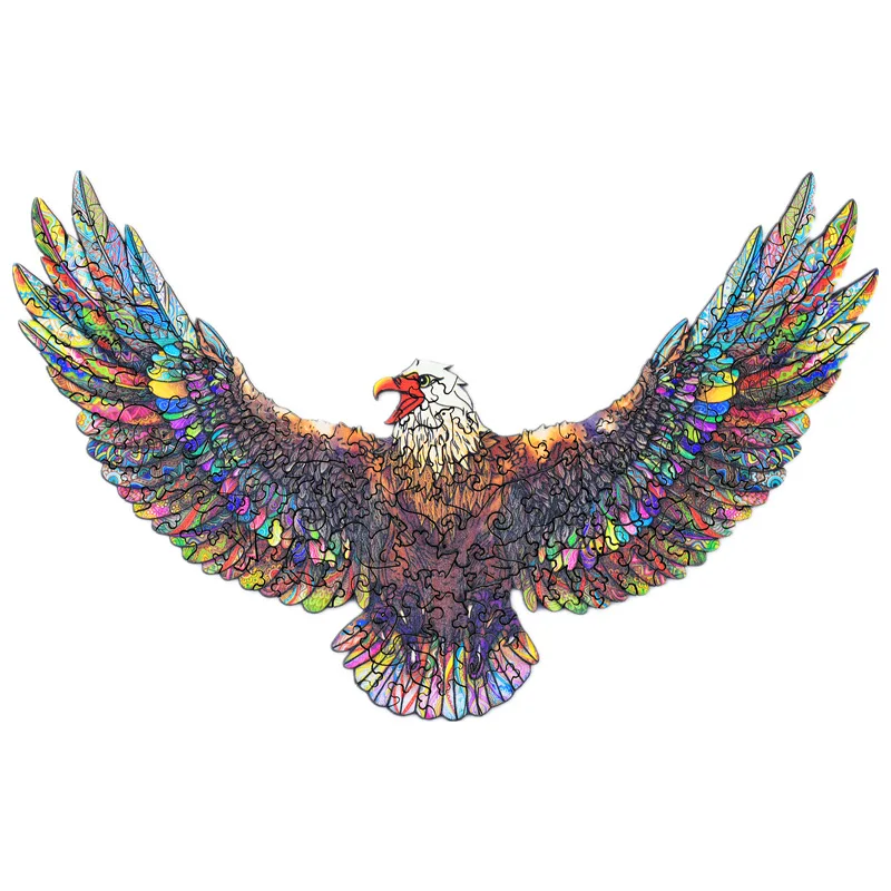 New Arrival A5 Size Wooden Puzzle Unique Animal Shape Puzzle Game Animal Wooden Jigsaw Puzzles For Adults