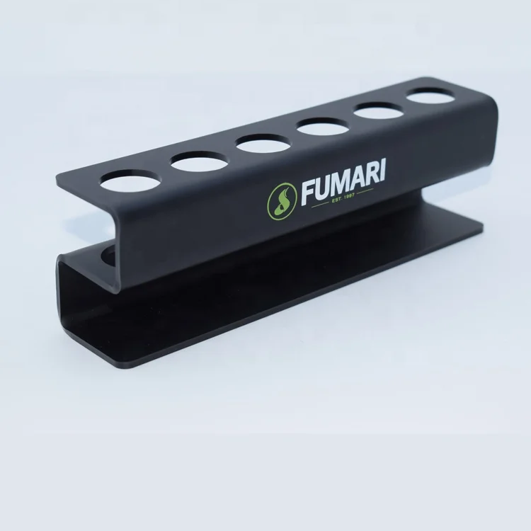 Customized Black Test Tube Display Holder Acrylic Tube Display Stand Racks