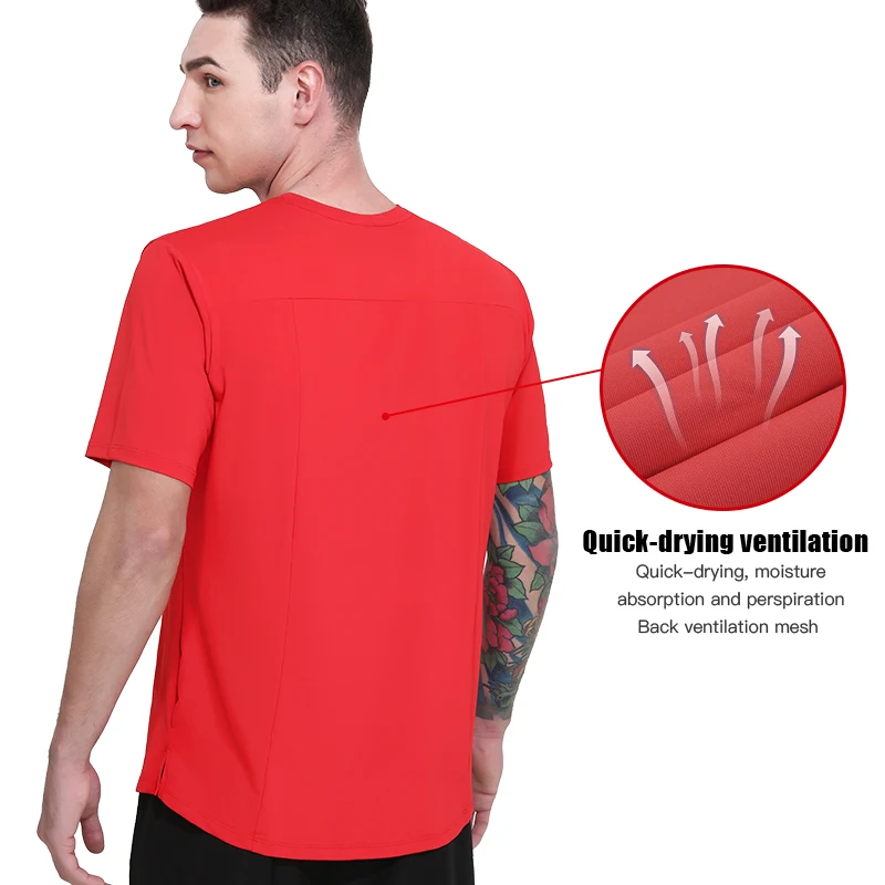 Wholesale Custom Print Plain Blank 100 Sublimation 100% Polyester White Sport Gym Run Quick Dri Dry-Fit Men t Shirt For Men