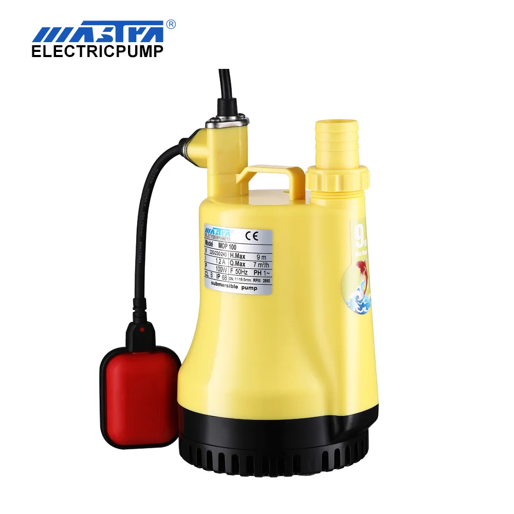 Mastra Factory 100w Small Sewage Submersible Pump Price Aquarium Float Switch Water Fish Pond Garden high head