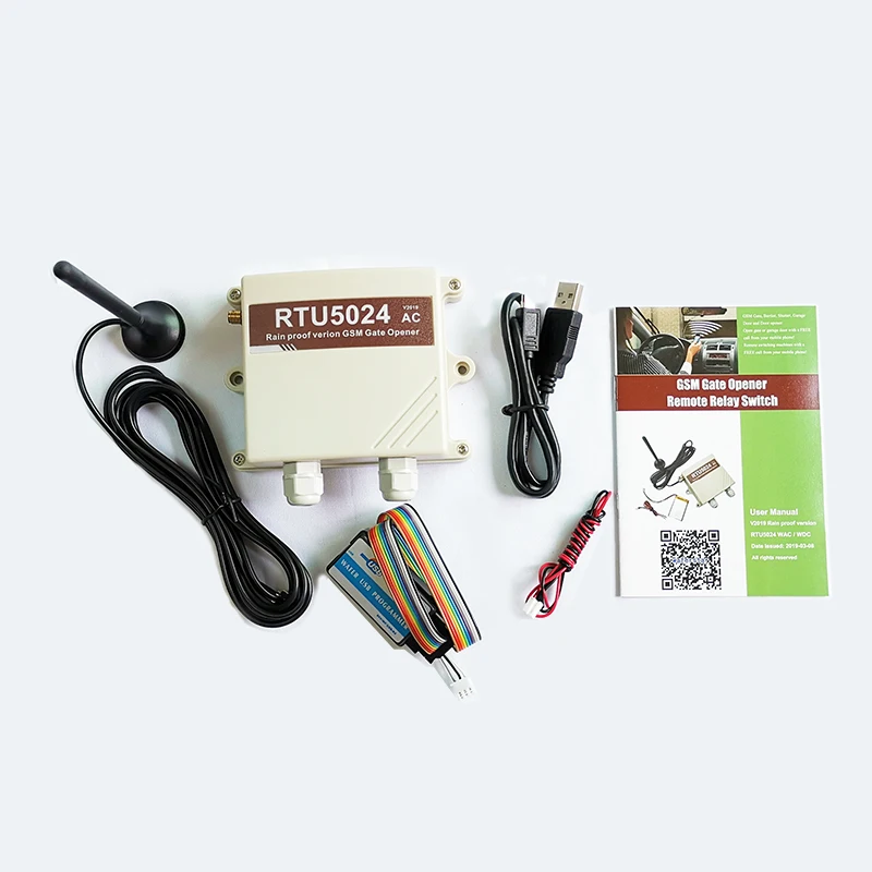 Waterproof RTU5024 GSM Gate Opener Relay Switch Remote Access Control Wireless Sliding Door Opener