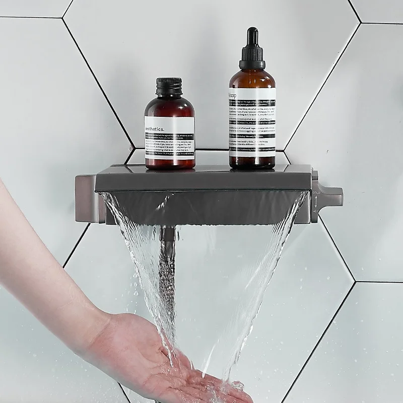 waterfall bath faucet china factory bathtub faucets bathroom taps matte black shower faucet