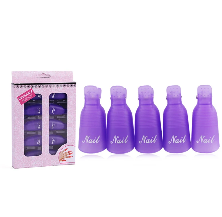 2021 New 3 colors Plastic clip Gel Nail Polish Remover