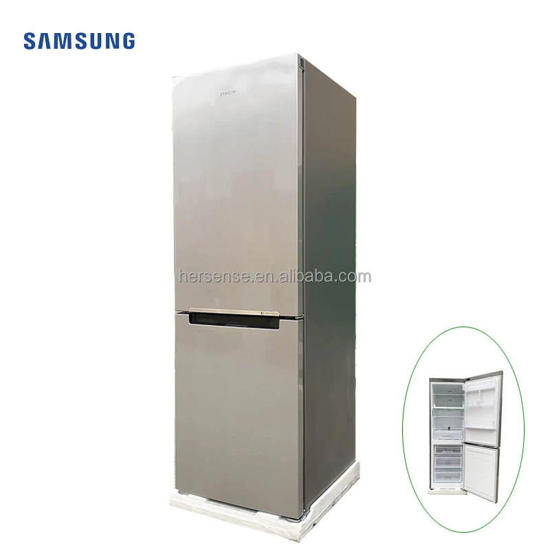 inverter kitchen refrigerator with double door Slim fridges for home appliances ice cube display neveras compact R290 Rotary