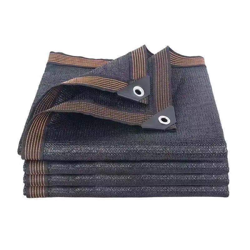 12PIN Черный солнцезащитный сетчатый забор уединенный экран садовый сарай уличный тканый