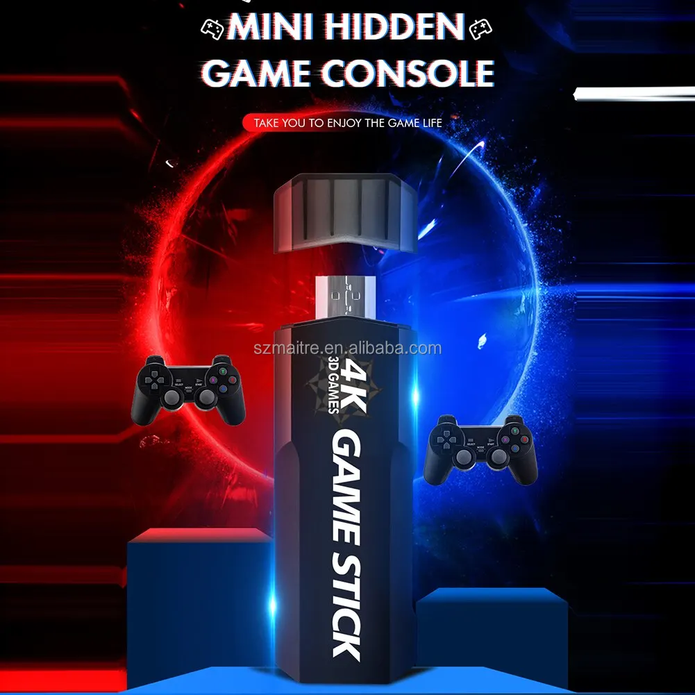 X2/Gd10 Portable Game Stick 4K Video Game Console 32G/64G/128G 40000 Handheld Classic Video Game Consoles