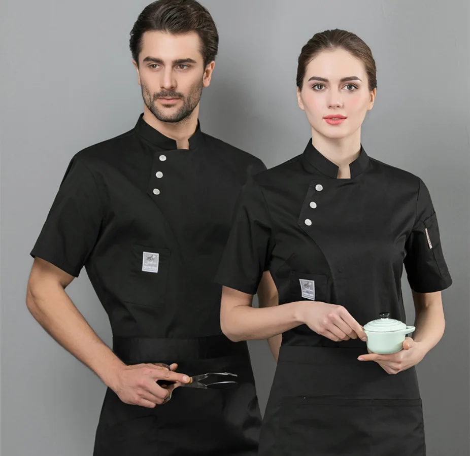 
Customized Acceptable Plus Size Chef Jacket Kitchen Restaurant & Bar Uniform Chef Uniform 