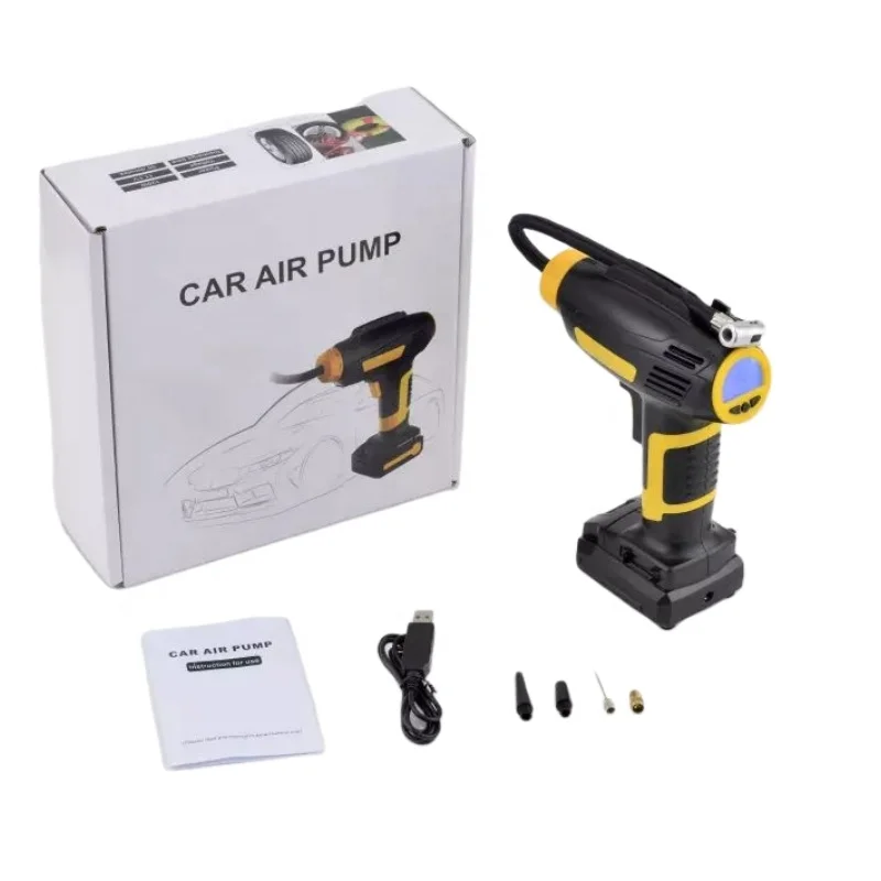FIREEGG Hot Sale automatic cordless tire inflator Portable handheld for car air pump Car digital