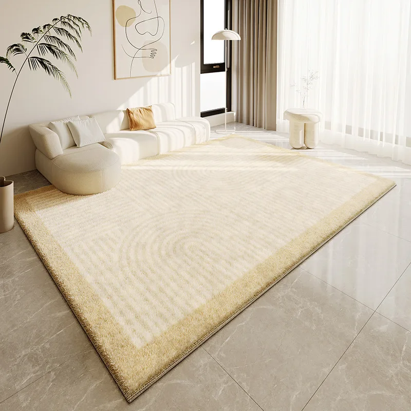Nordic Simple Style Washable Light Luxury Faux Sheep Skin Carpet  Fur Rug Sofa Cover Mat