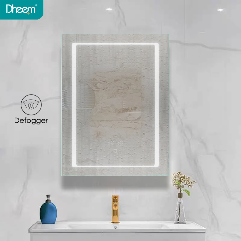 
Dheem Foshan Modern Bathroom Smart LED Vanity Makeup Mirror with Blue Speaker 