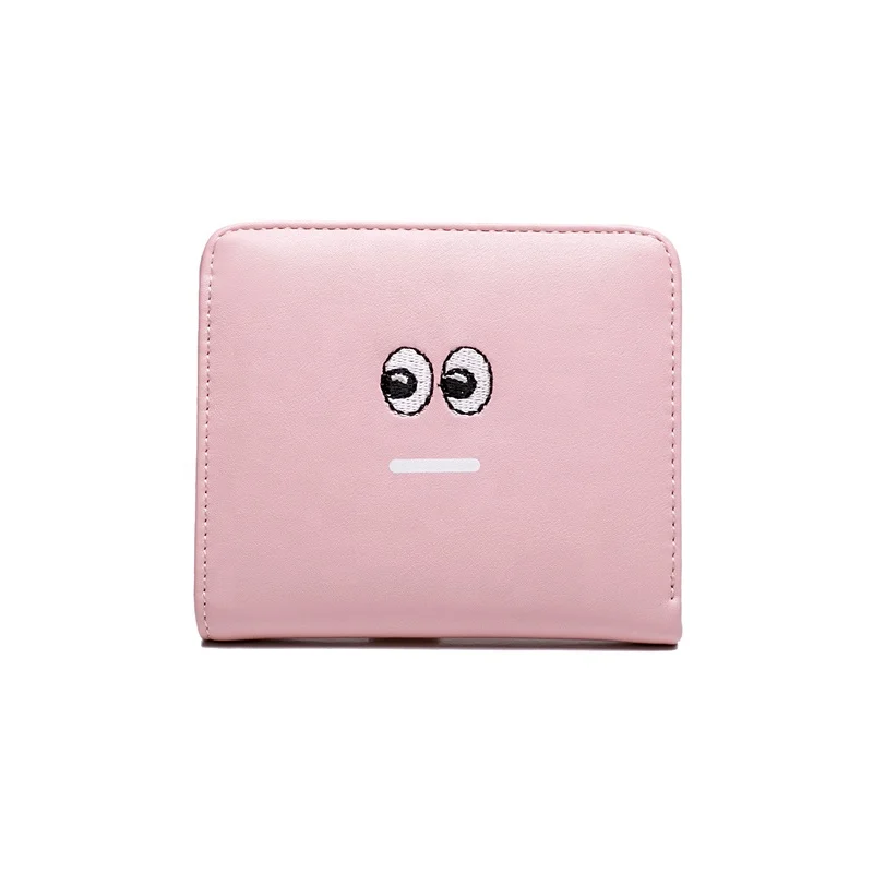MIYIN hot sale women wallet korea Japanese and Korean cute design folding simple wallet pu leather lady purse short wallet