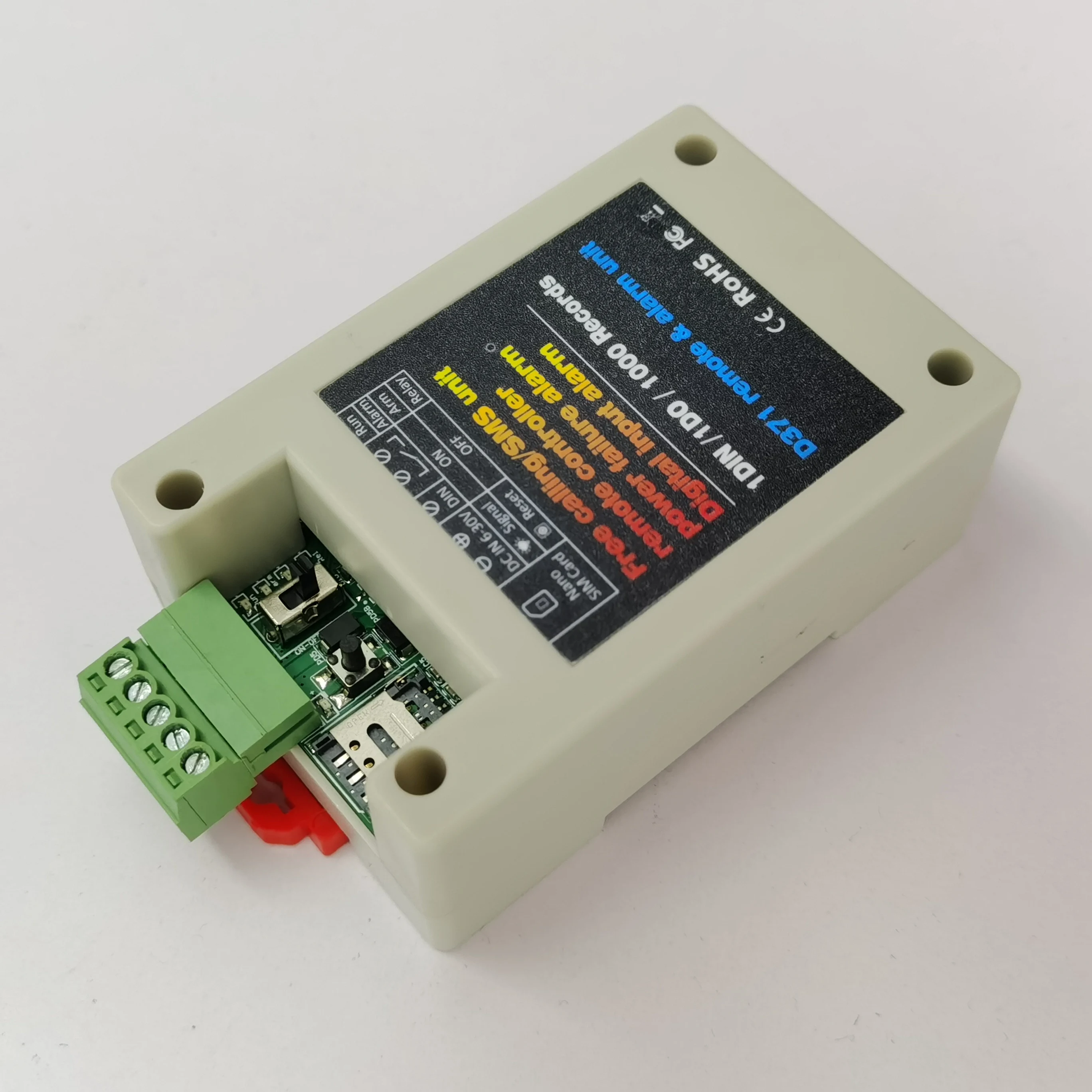 Free Calling&SMS 4G GSM gate controller & power failure /digital input alarm