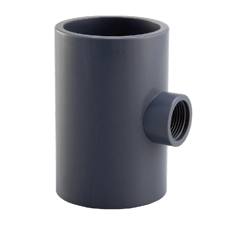 Pvc sanitary fittings for pvc pipe female reducing tee