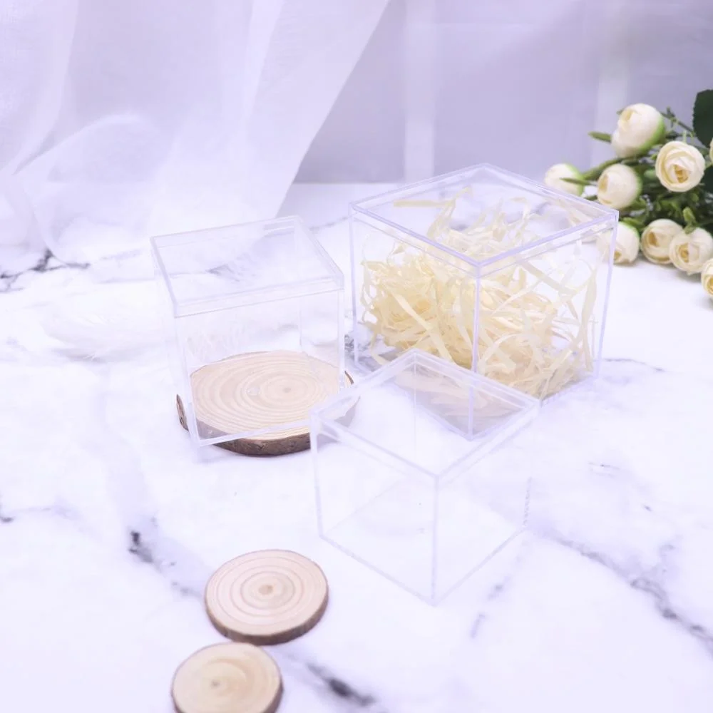 
2*2*2'Clear Plastic Gift Packaging Customize In Various Acrylic Candy Box 