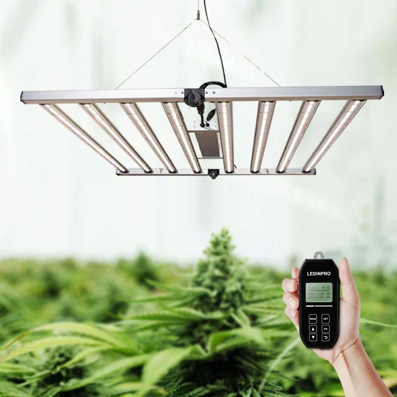 Hydroponic Full Spectrum 800w 1000w 8 Bar Commercial Led Grow Light With 0-10v Dimming